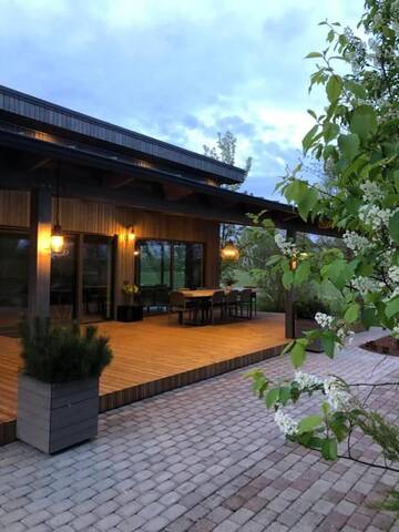 Фото номера Дом с 2 спальнями Дома для отпуска Pļavas Holiday House г. Айнажи 51